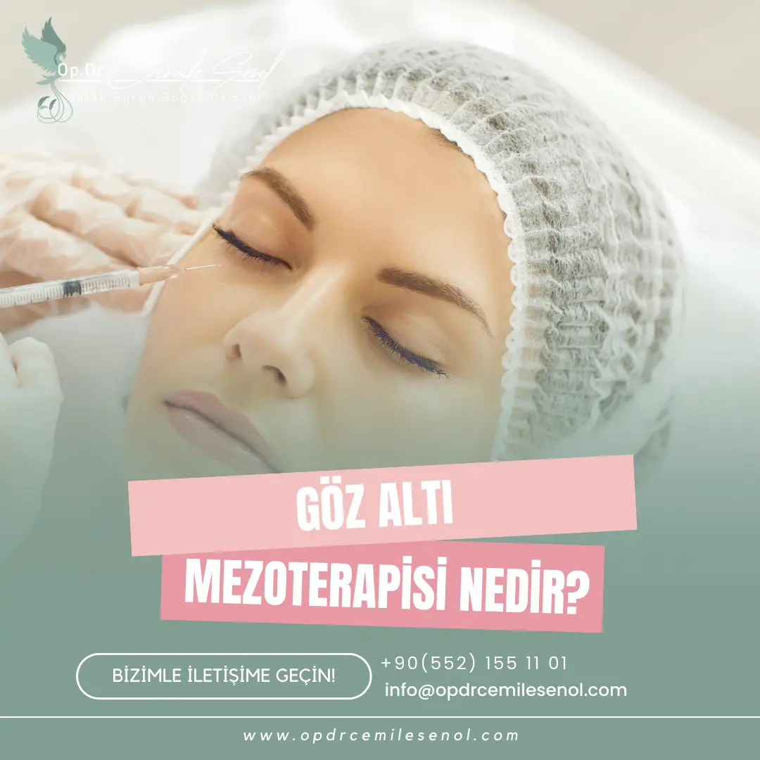 göz altı mezoterapisi uygulaması eskişehir - Op. Dr. Cemile Şenol