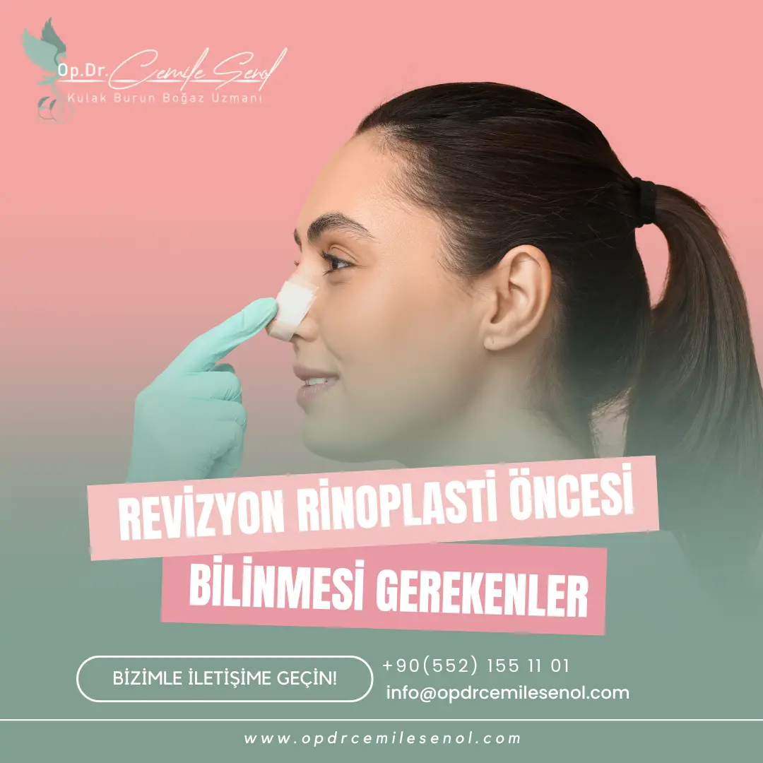 revizyon rinoplasti öncesi eskişehir - Op. Dr. Cemile Şenol