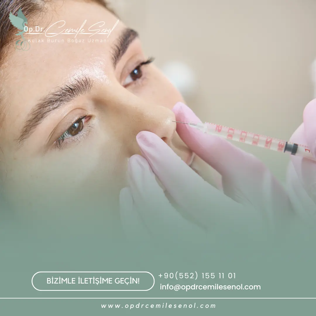Eskişehir burun dolgusu uygulaması - Op. Dr. Cemile Şenol kliniği