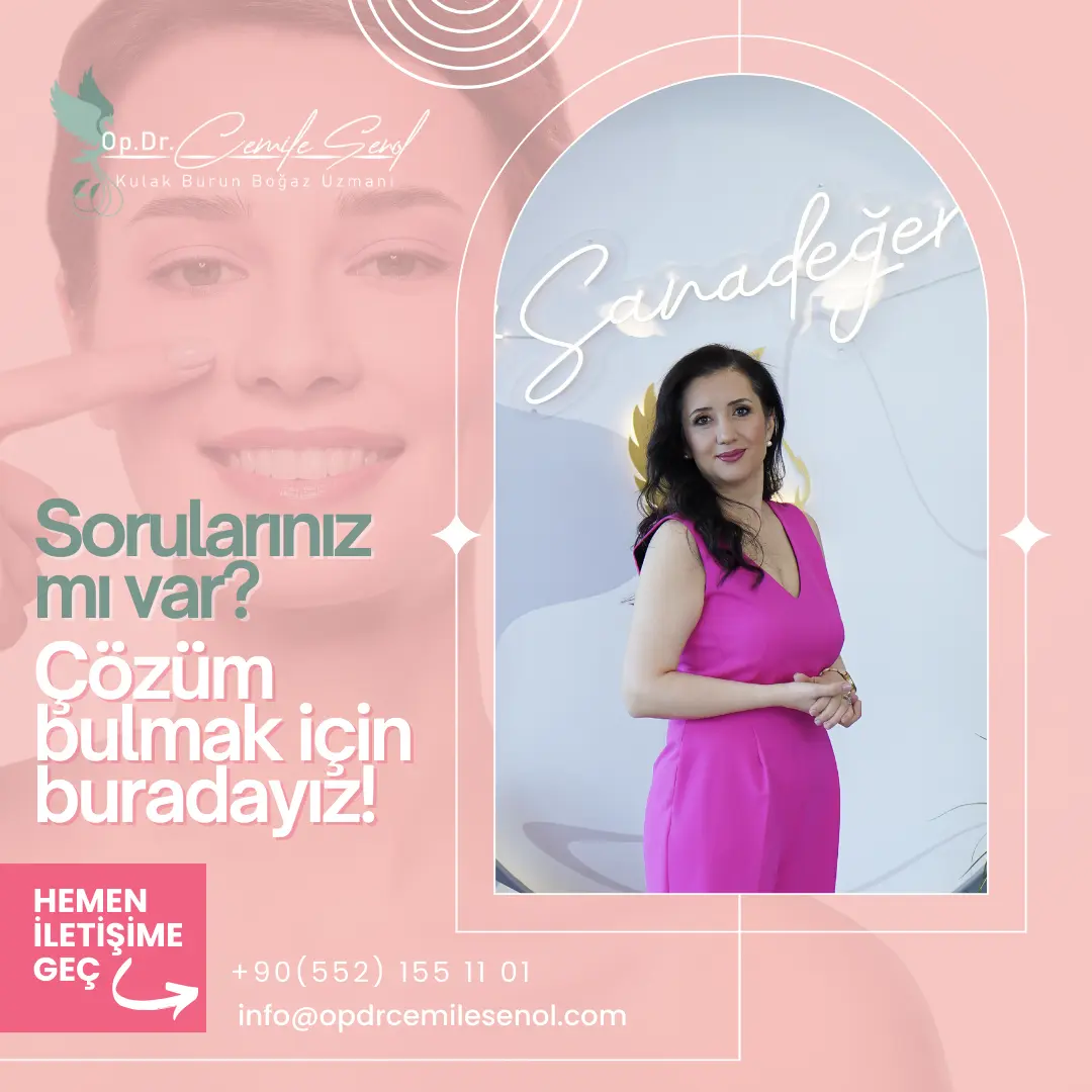 Op. Dr. Cemile Şenol KBB uzmanı Eskişehir revizyon rinoplasti randevu