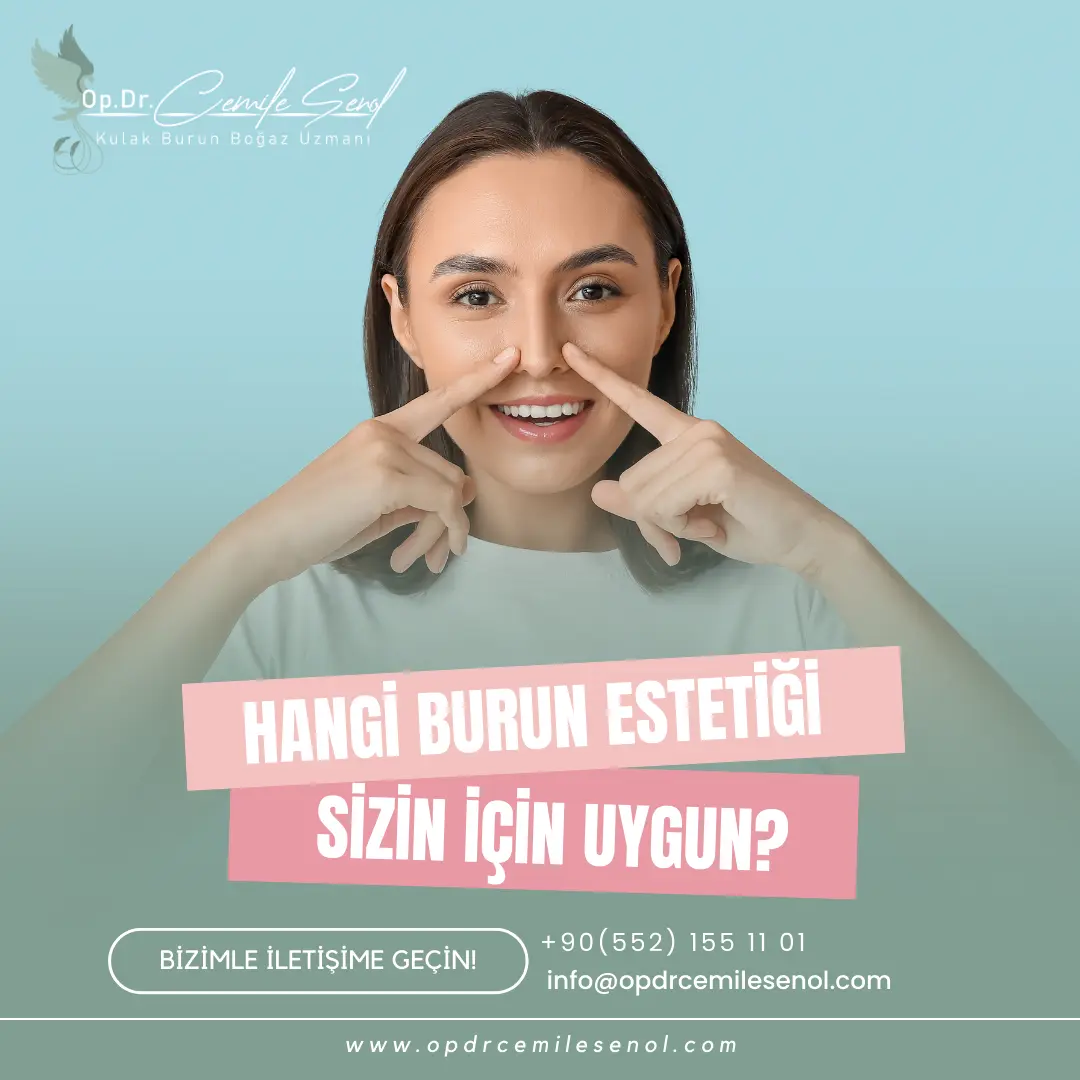 hangi burun estetiği uygun eskişehir - Op. Dr. Cemile Şenol